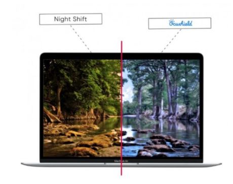 Ocushield • Fólie pro monitory s filtrem proti modrému světlu _ 24" W (532x299mm
