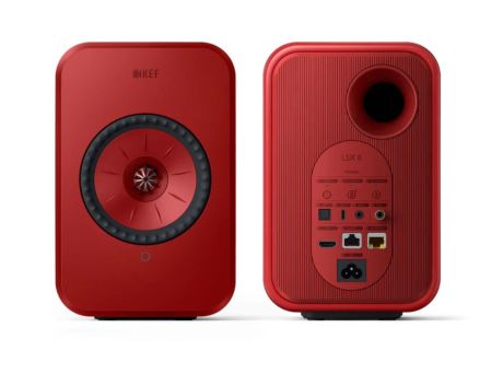 KEF LSX  II  - Wireless • aktivní Hi-Fi systém • Lave Red