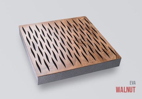 SONITUS • DECOSORBER Natur EVA 8 ( 60x60x8cm/2,16m2), WALNUT - 6ks/bal
