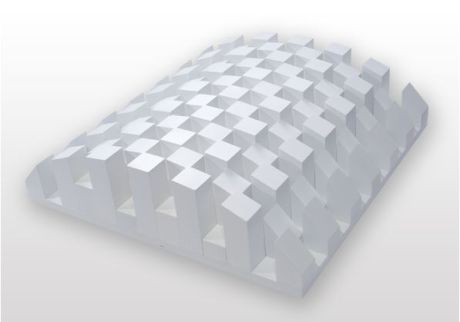 SONITUS • MASSIVE  Bigfusor  II Massive ( 60x60x18cm/0,36m2) WHITE -1ks /bal
