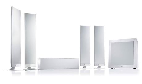 KEF T305 • System, sada 5.1 SLIM  • White
