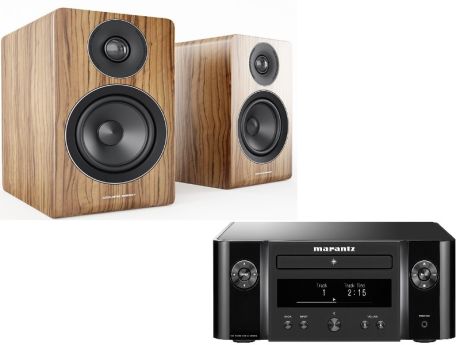 Marantz M-CR612 + Acoustic Energy AE100 walnut