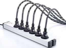 EagleCable • Deluxe  napájecí lišta • 6x zásuvka | kabel 1,5m