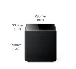 KEF • KUBE 8 MIE • BLACK - subwoofer