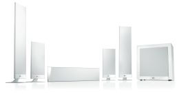 KEF T205 • System, sada 5.1 SLIM - STAV skladu dle jed.položek • White  cena za 1kus