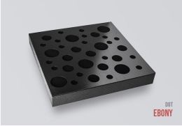 SONITUS • DECOSORBER_Natur DOT 8 ( 60x60x8cm/2,16m2), EBONY - 6ks/bal