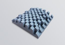 SONITUS • DIFFUSERS_Bigfusor II ( 60x60x16cm/1,08m2), GREY -3ks /bal