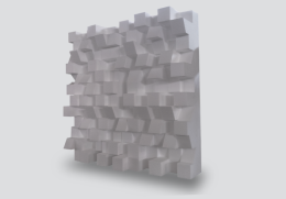 SONITUS • DIFFUSERS Bigfusor   ( 60x60x16cm/1,08m2), GREY -3ks /bal