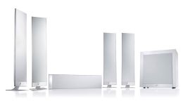 KEF T305 • System, sada 5.1 SLIM - STAV skladu dle jed.položek • White